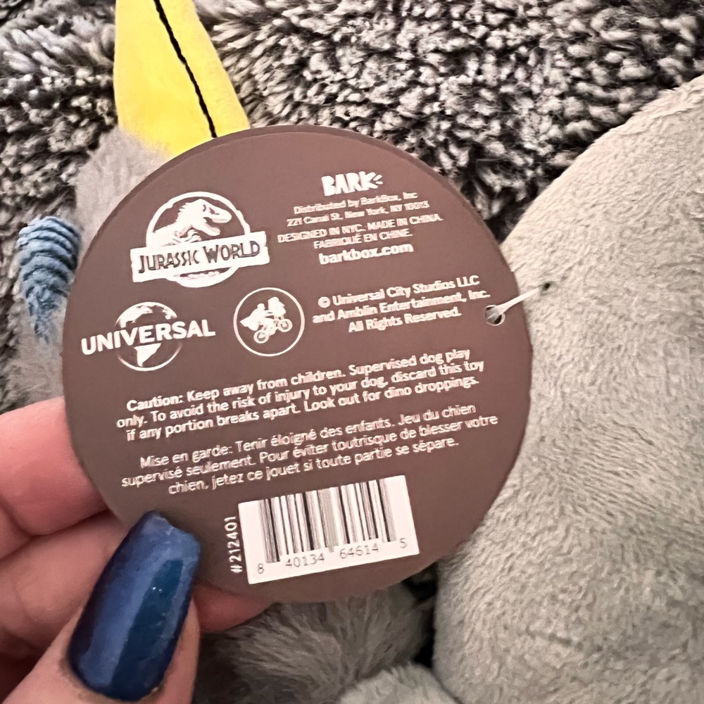 ‼️SOLD‼️⭐️NEW⭐️ BARKBOX: “QUETZALCOATLUS” PLUSH DOG TOY - Picture 8 of 11